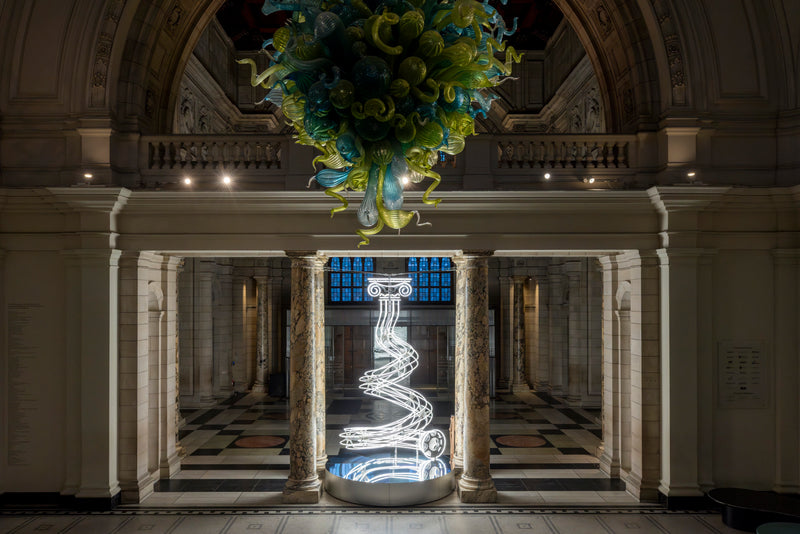 All Lit Up! V&A Christmas Tree by Anna Lomax